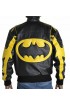 Batman Black and Yellow Motorcycle Leather Jacket